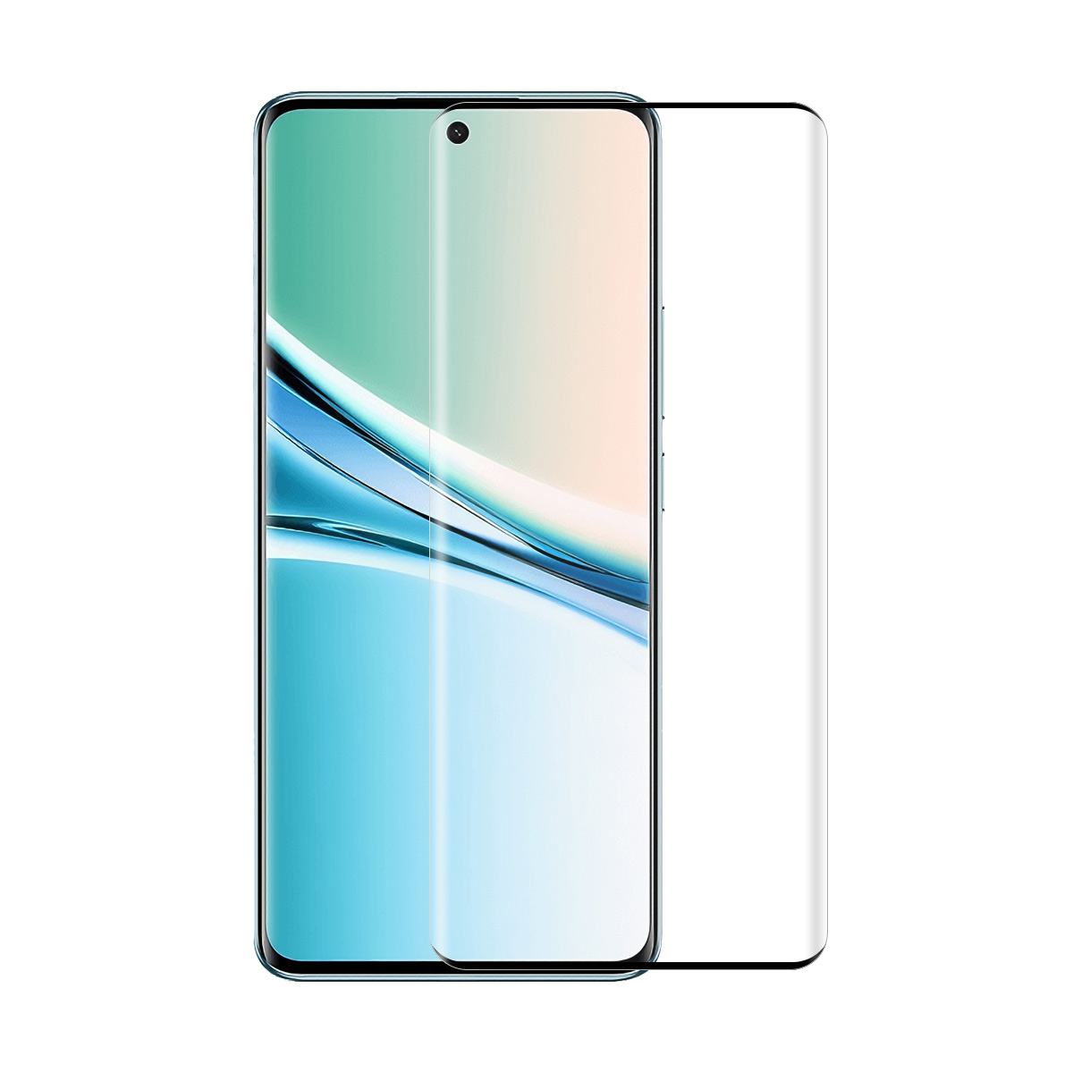 ENKAY HAT PRINCE For Xiaomi Poco M8 Pro 5G / Redmi Note 15 Pro+ 5G (Global) Tempered Glass   Screen Protector 3D Curved Clear Screen Film - Transparen