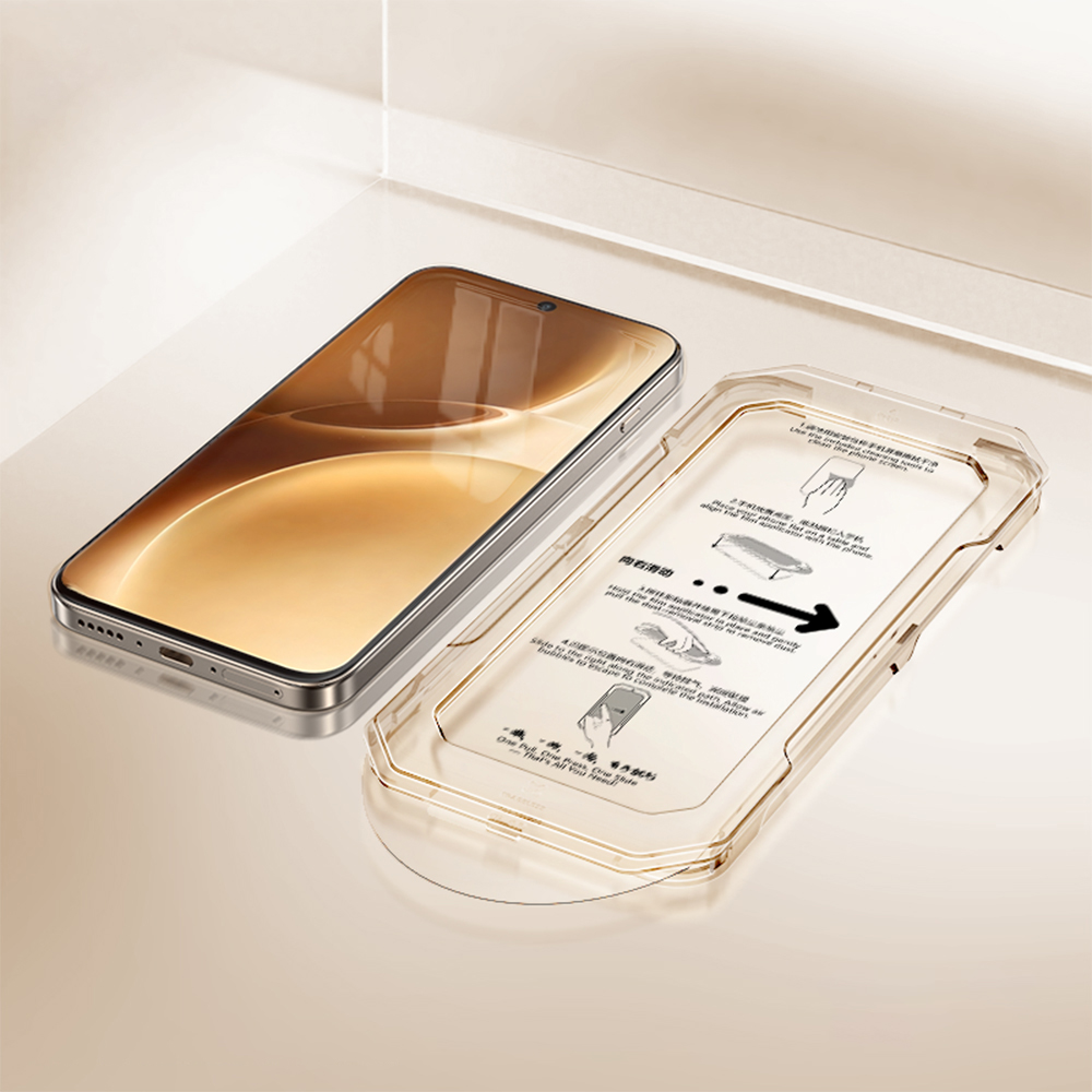 XUNDD XDTG-004 For vivo X300 Pro 5G Full Screen Protector Full Glue 0.25MM 2.5D HD High Aluminium-Silicon Glass Film (Fingerprint Unlock)