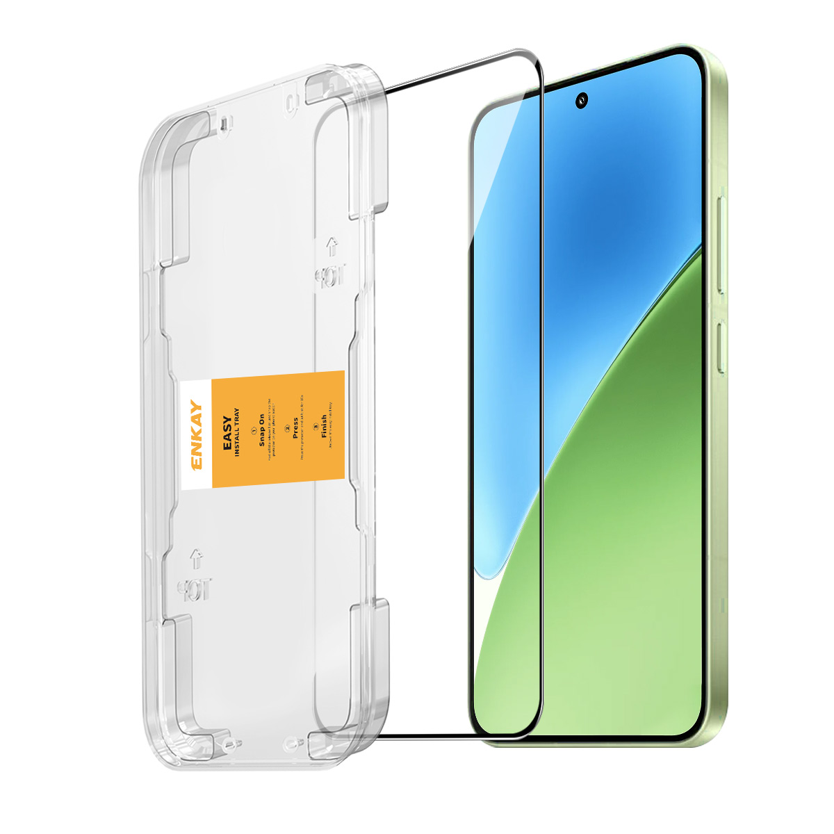 ENKAY HAT PRINCE For Xiaomi 15T Pro HD Clear Film   Full Coverage Full Glue Tempered Glass Screen Protector with Installation Tool - Transparent