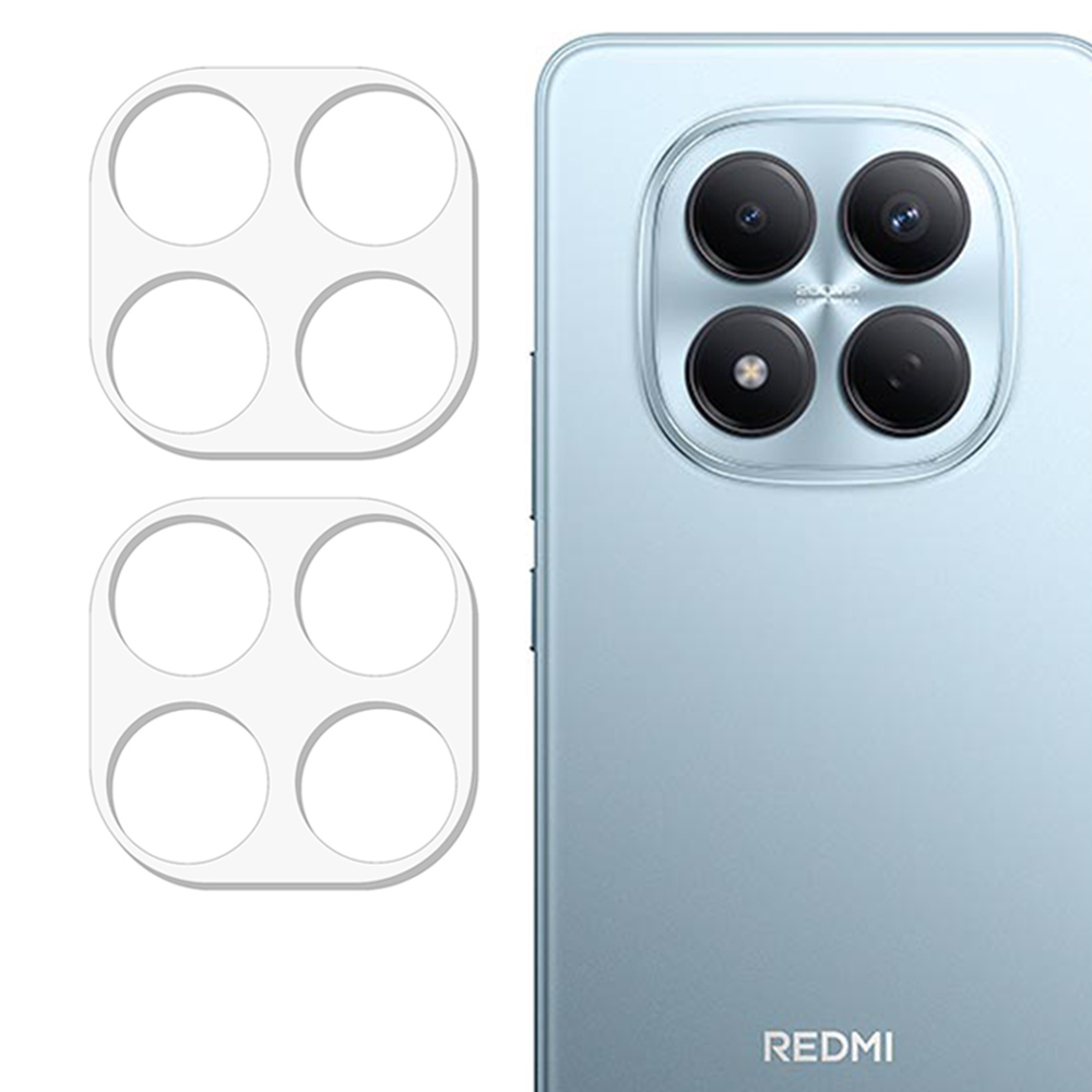 2PCS For Xiaomi Redmi Note 15 Pro 4G (Global) Full Coverage Camera Lens Protector 3D Arc Edge Anti-Scratch Tempered Glass Lens Film - Transparent