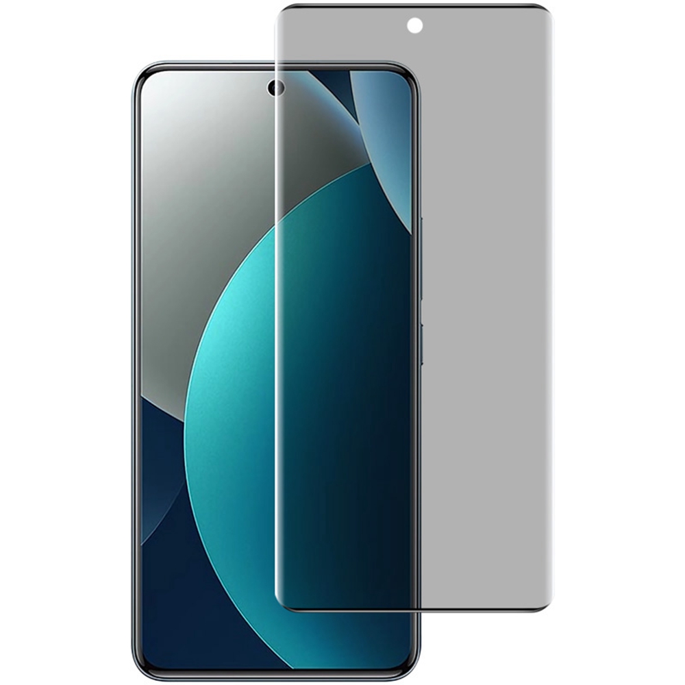 IMAK For Xiaomi Redmi Note 15 Pro 4G (Global) Anti Spy Tempered Glass Side Glue Full Screen Protector (No Edge Version) - Black