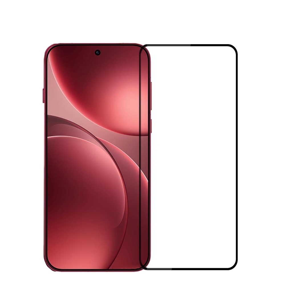 MOFI For OnePlus 15 5G / Oppo Find X9 Pro 5G Screen Protector  9H Full Glue Full Coverage High Aluminum-Silicon Glass Film - Black