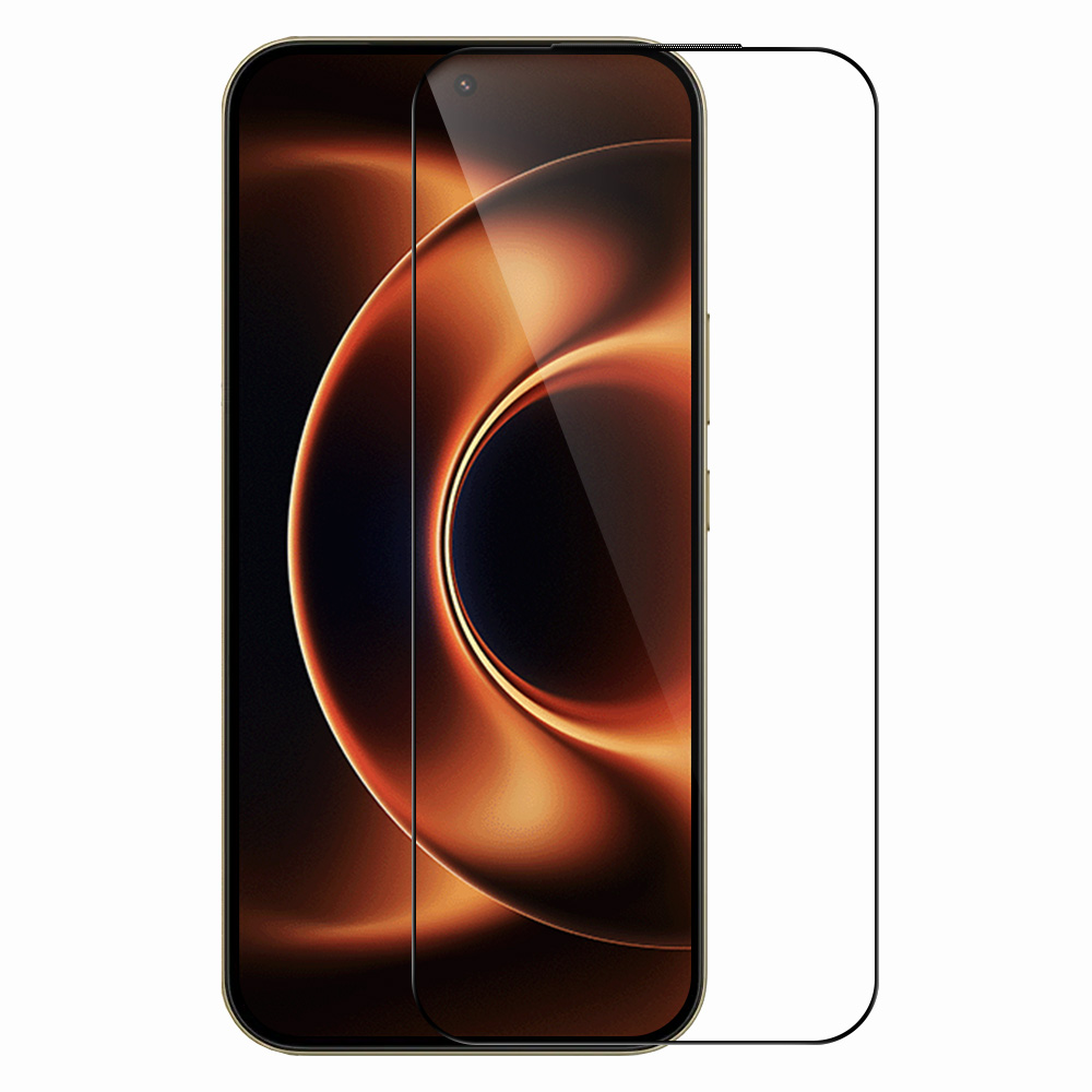 RURIHAI For Xiaomi 17 Ultra 5G Full Glue Full Screen Protector High Aluminium Silicon Glass Film, Ultrasonic Fingerprint Unlock - Transparent