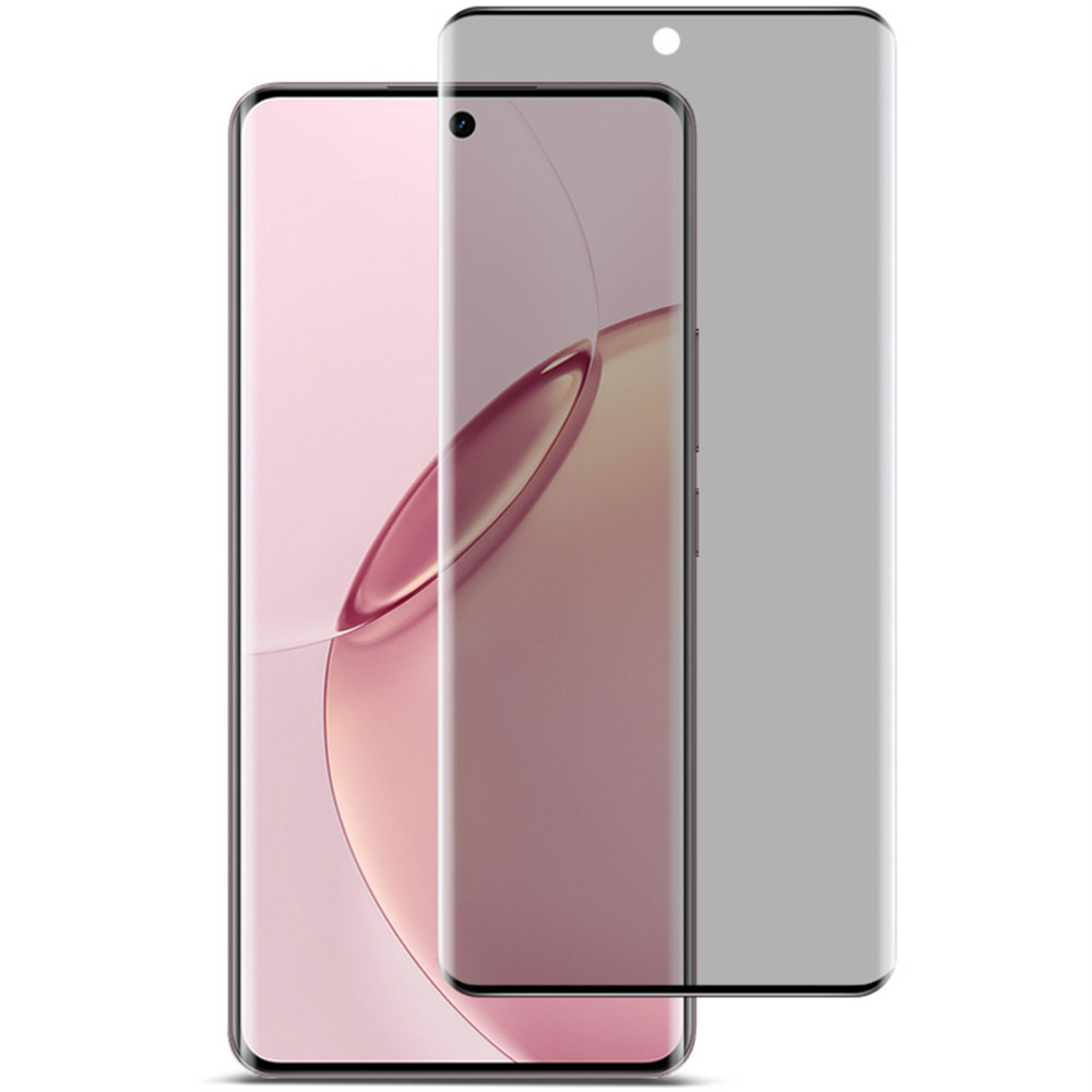 IMAK For Realme 16 Pro+ 5G Anti Spy Tempered Glass Side Glue Full Screen Protector (No Edge Version) - Black