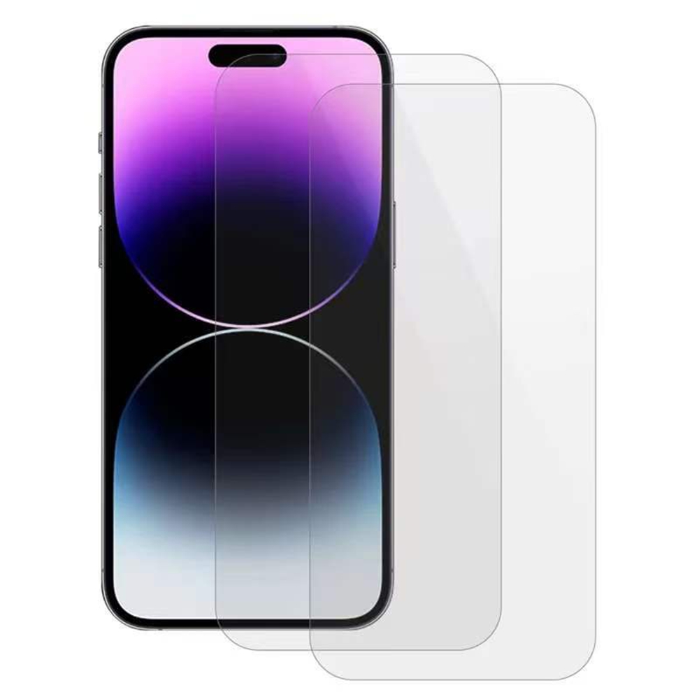 For iPhone Air 2Pcs / Set Screen Protector 2.5D Arc Edge Anti-scratch Tempered Glass Film (NOT Complete Covering) - Transparent