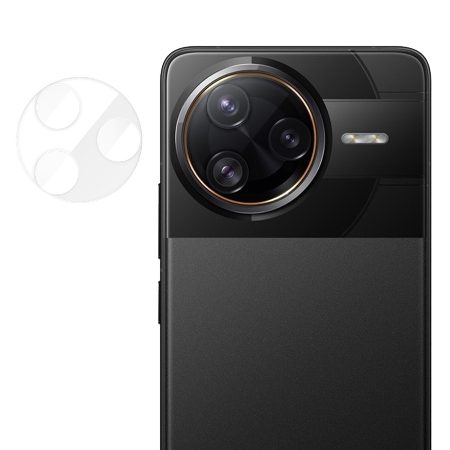 For Xiaomi Poco F7 Ultra 5G / Xiaomi Poco F7 Pro 5G Full Cover Camera Lens Protector High Definition Anti Fingerprint AR Tempered Glass Lens Film - Tr
