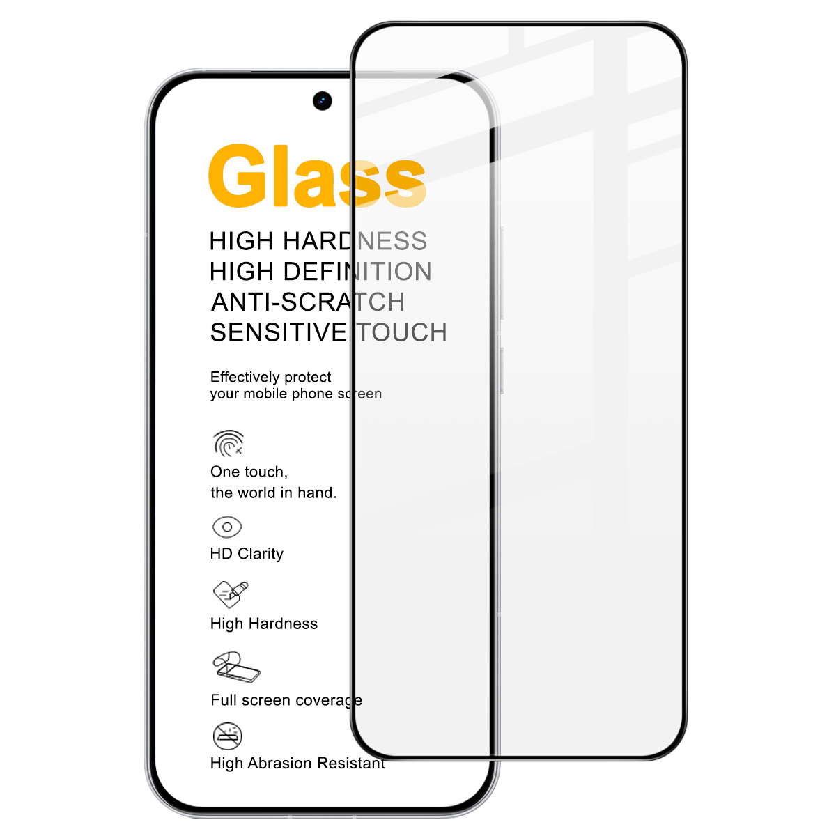 IMAK Pro+ Series For Realme Neo8 5G Screen Protector Full Coverage Tempered Glass Film (Fingerprint Unlock) - Transparent
