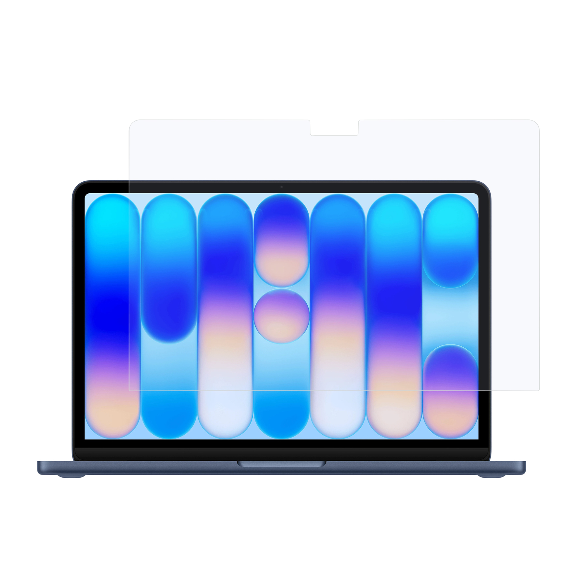 For MacBook Neo 13 inch (2026) Full Glue Anti Blue Light Screen Protector Matte Explosion-proof Full Cover PET Film - Transparent