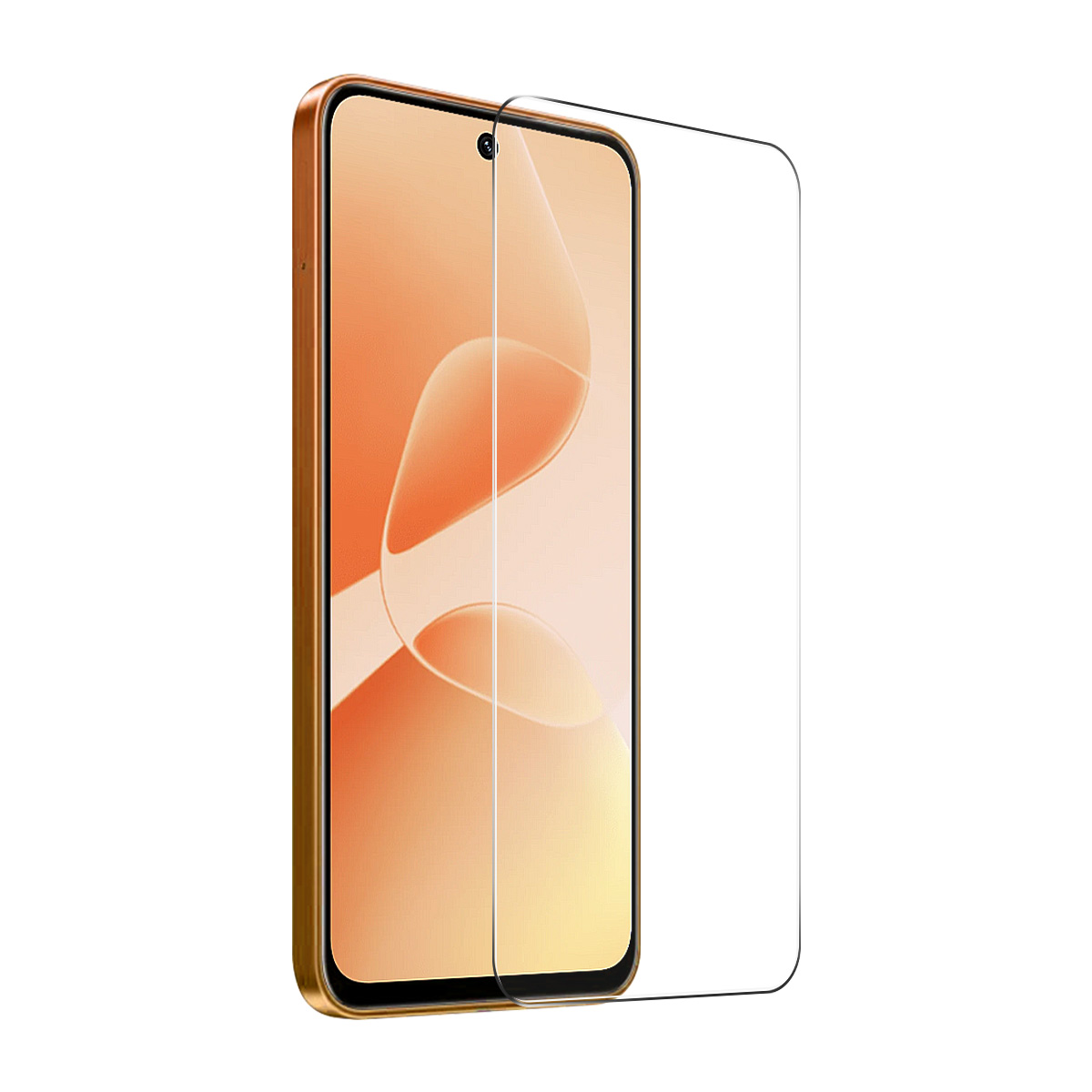 ENKAY HAT PRINCE For Infinix Note 60 5G   Screen Protector 9H Full Glue High Aluminum-Silicon Glass Film (NOT Complete Covering) - Transparent