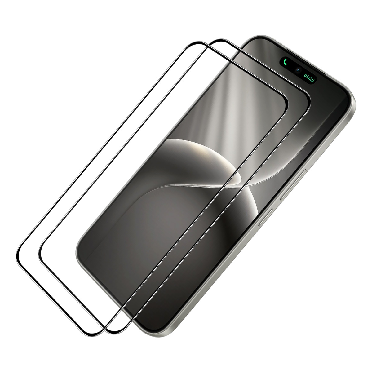ENKAY HAT PRINCE For TECNO Camon 50 4G   2Pcs Screen Protector 9H Silk Printing 0.26mm Full Glue Full Coverage Tempered Glass Film - Transparent