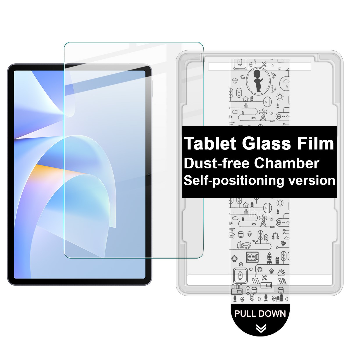 IMAK For Huawei MatePad 11.5 S (2024) (2025) / MatePad 11.5 S (2024) / Air 11.5 inch (2023) Tempered Glass Full Screen Protector with Dust-free Instal