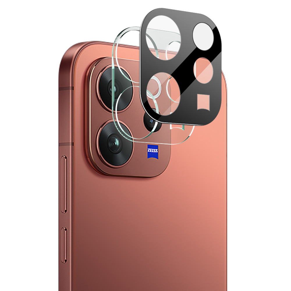 IMAK For vivo V70 5G  /  V70 Elite 5G Tempered Glass Full Cover Lens Film + Acrylic Cap - Black