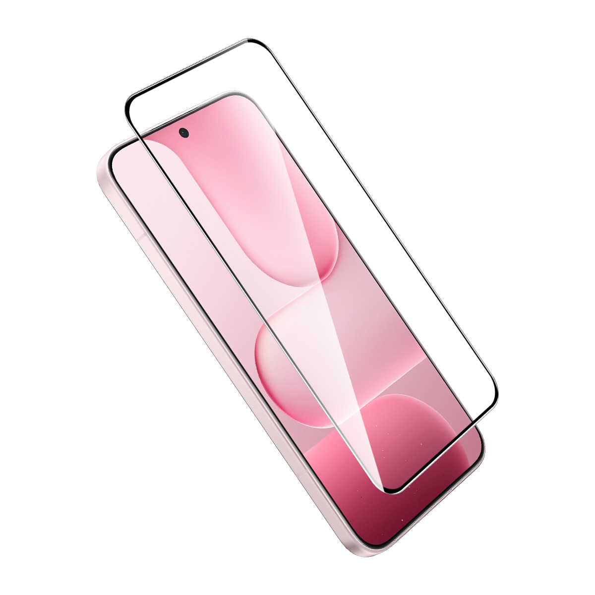 ENKAY HAT PRINCE For Honor 600 Lite 5G Screen Protector 9H Silk Printing 0.26mm Full Glue Full Coverage Tempered Glass Film - Transparent