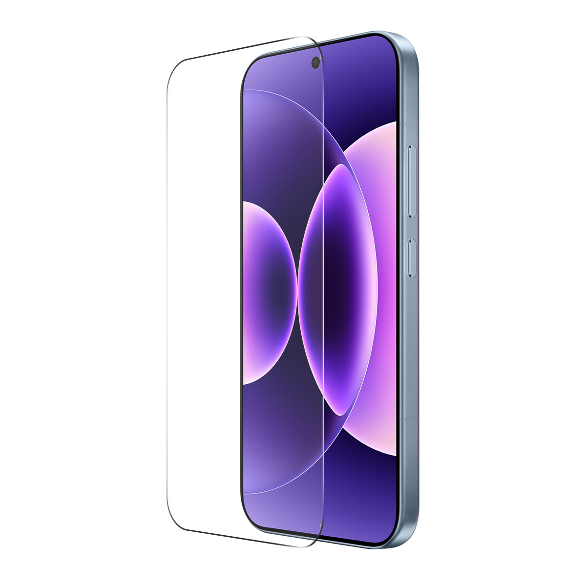 ENKAY HAT PRINCE For Xiaomi Poco X8 Pro 5G Screen Protector Fingerprint Unlock 0.18mm High Aluminum-silicon Glass - Transparent