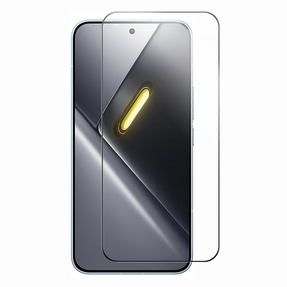 RURIHAI For Xiaomi Poco X8 Pro Max 5G Full Glue Screen Protector High Aluminium Silicon Glass Film, Ultrasonic Fingerprint Unlock