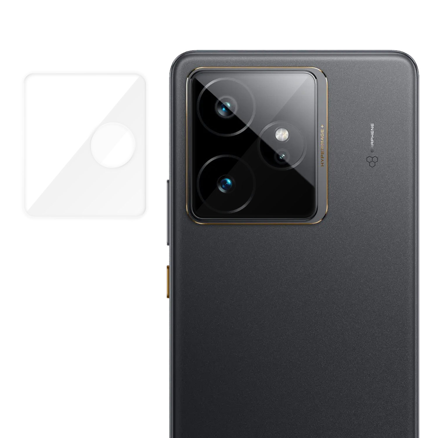 For Realme GT 7T 5G / Realme GT 7 5G Full Cover Camera Lens Protector High Definition Anti Fingerprint AR Tempered Glass Lens Film - Transparent