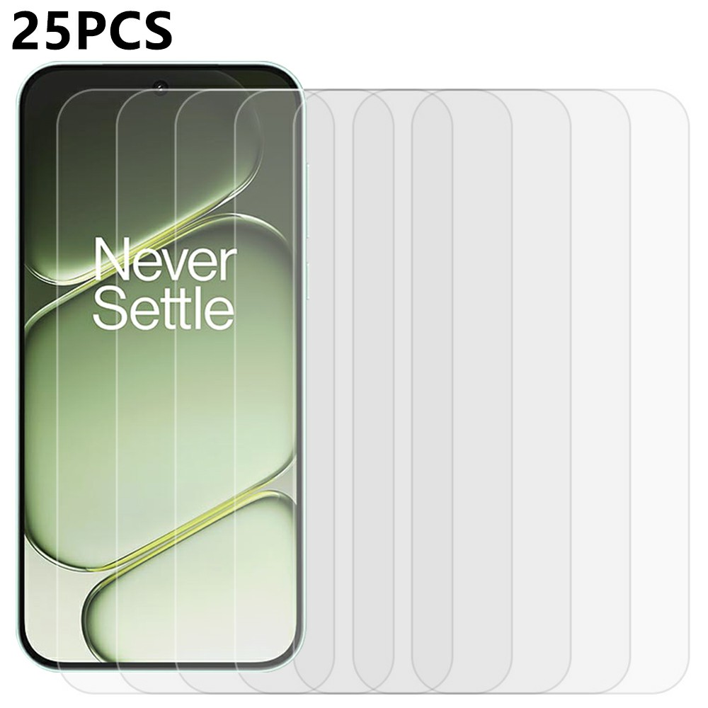 25Pcs For OnePlus Turbo 6 5G / Turbo 6V 5G / Nord 6 5G Screen Protector Full Glue Tempered Glass High Definition Film (NOT Complete Covering) (No Pack
