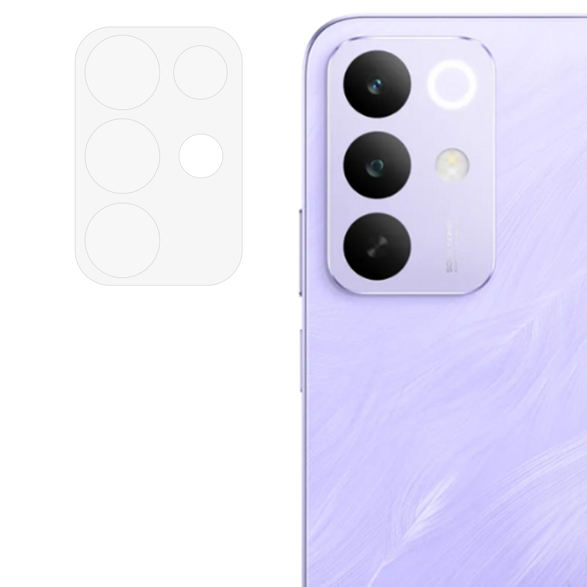 For Realme C85 5G Camera Lens Protector High Clarity Tempered Glass Lens Film - Transparent