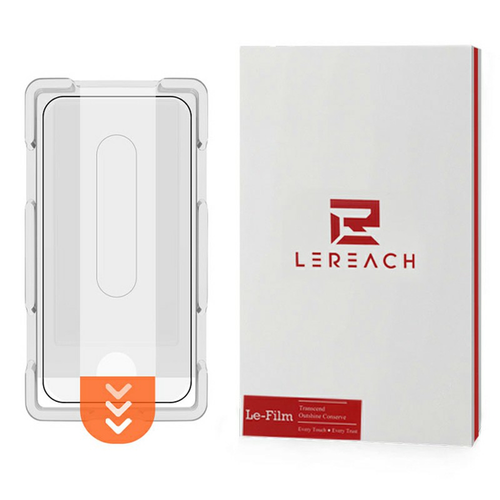 LEREACH For OnePlus 15 5G Tempered Glass Full Screen Protector Anti-Fingerprint Film with Dust-Free Installation Tool - Black
