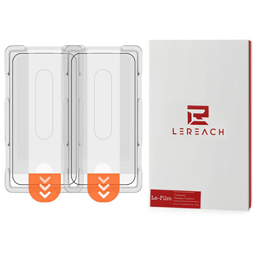 LEREACH 2Pcs For Xiaomi Poco F8 Ultra / Redmi K90 Pro Max 5G Tempered Glass Full Screen Protector Anti-Fingerprint Film with Dust-Free Installation To