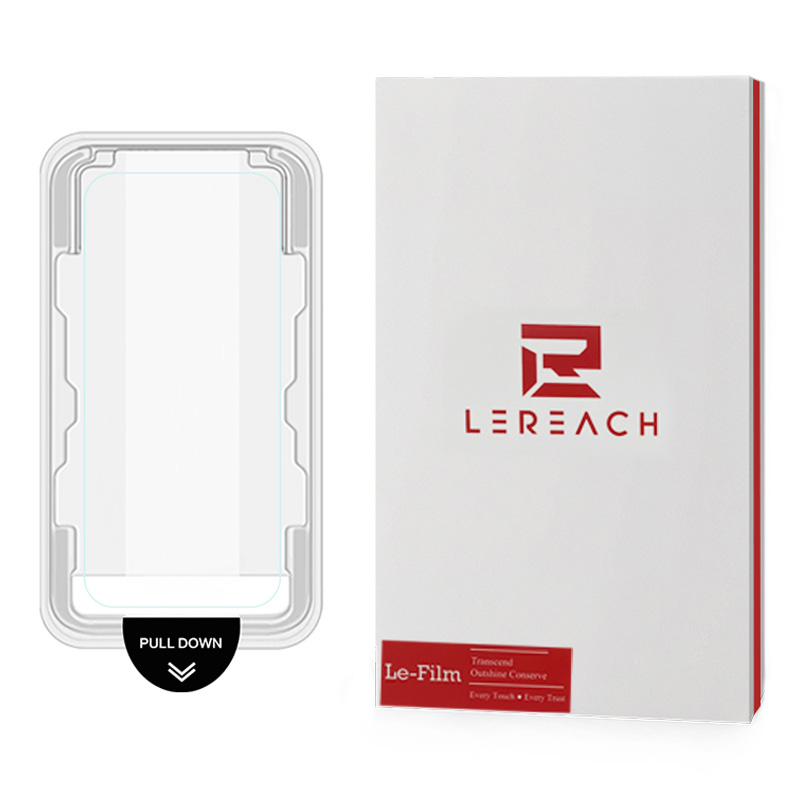 LEREACH For Oppo Find X9 Ultra 5G Tempered Glass Full Screen Protector Anti-Fingerprint Film with Dust-Free Installation Tool - Transparent
