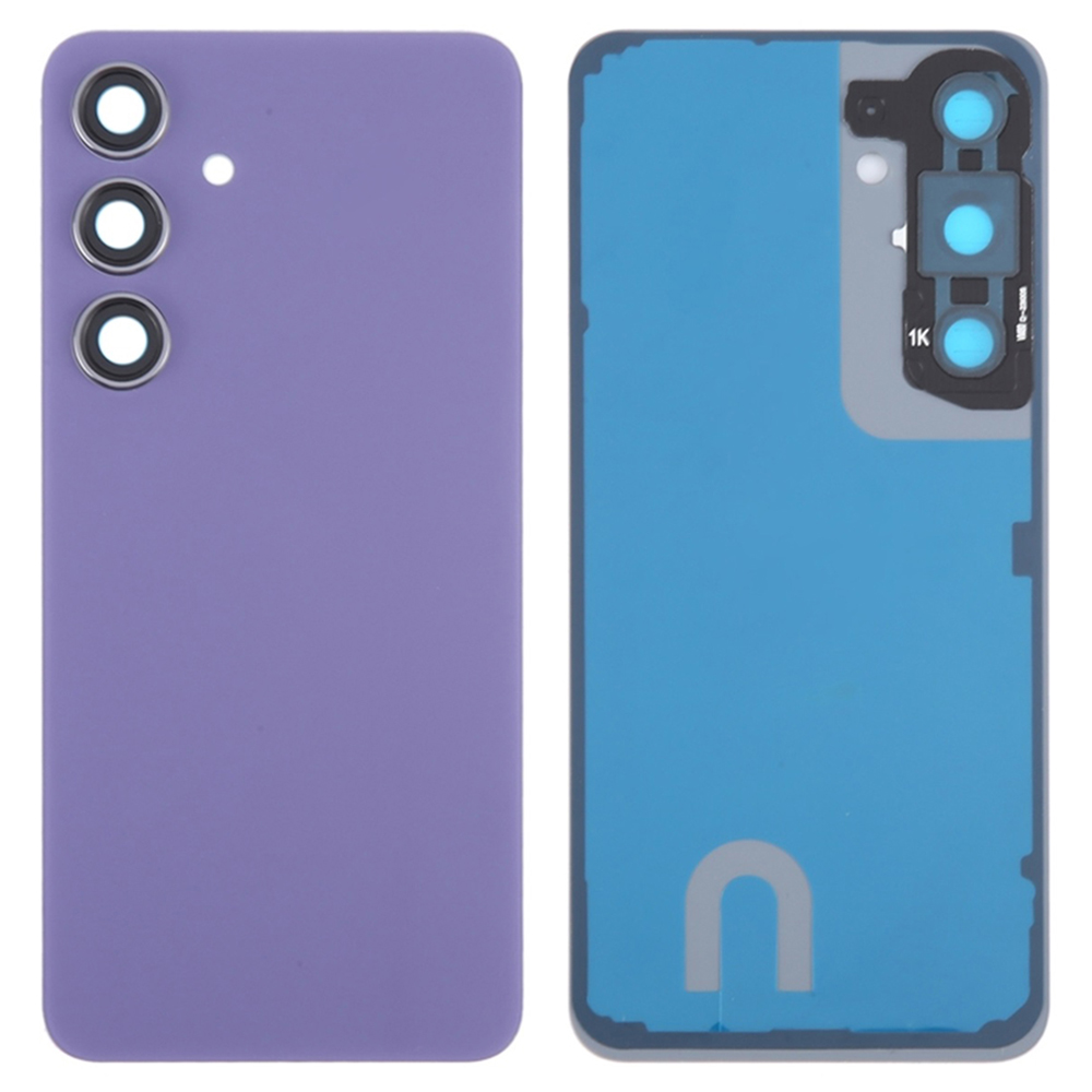For Samsung Galaxy S24 S921 OEM Battery Housing with Camera Lens Cover - Purple