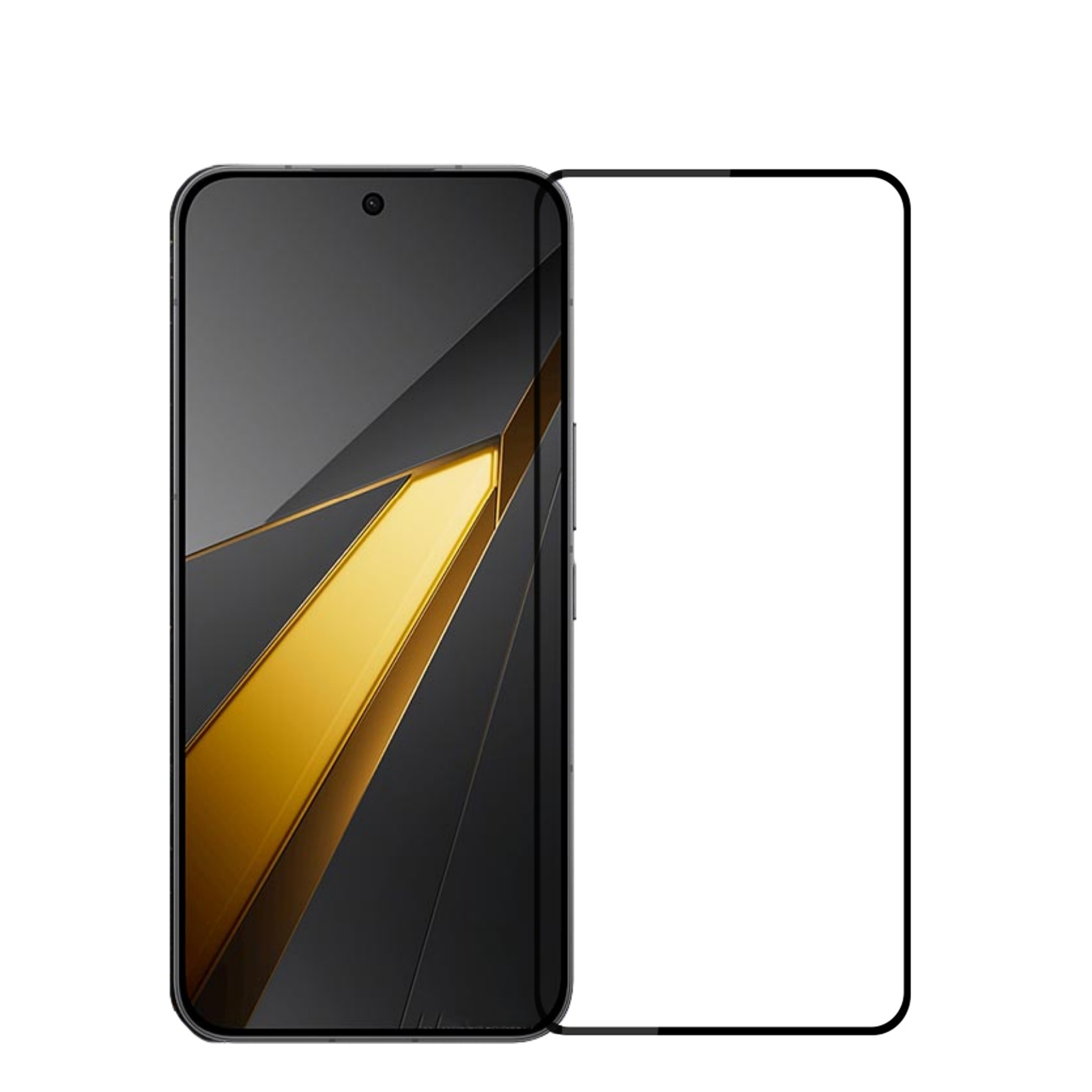 PINWUYO For Oppo K15 Pro 5G Tempered Glass Film JK Series-2 9H Full Glue Full Screen Protector - Black