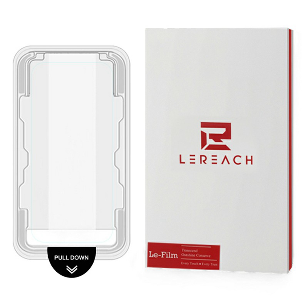 LEREACH For Xiaomi Poco X8 Pro 5G Tempered Glass Full Screen Protector Anti-Fingerprint Film with Dust-Free Installation Tool - Transparent