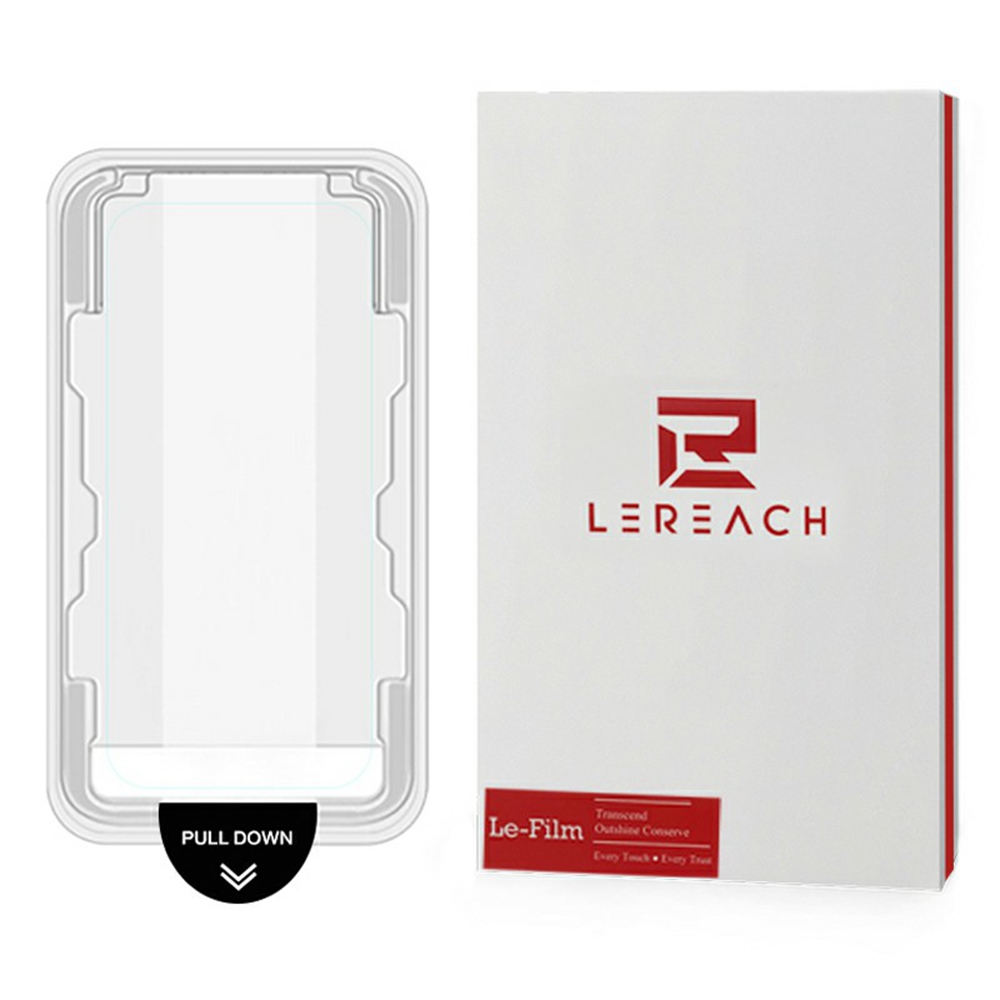 LEREACH For Xiaomi Poco X8 Pro Max 5G Tempered Glass Full Screen Protector Anti-Fingerprint Film with Dust-Free Installation Tool - Transparent