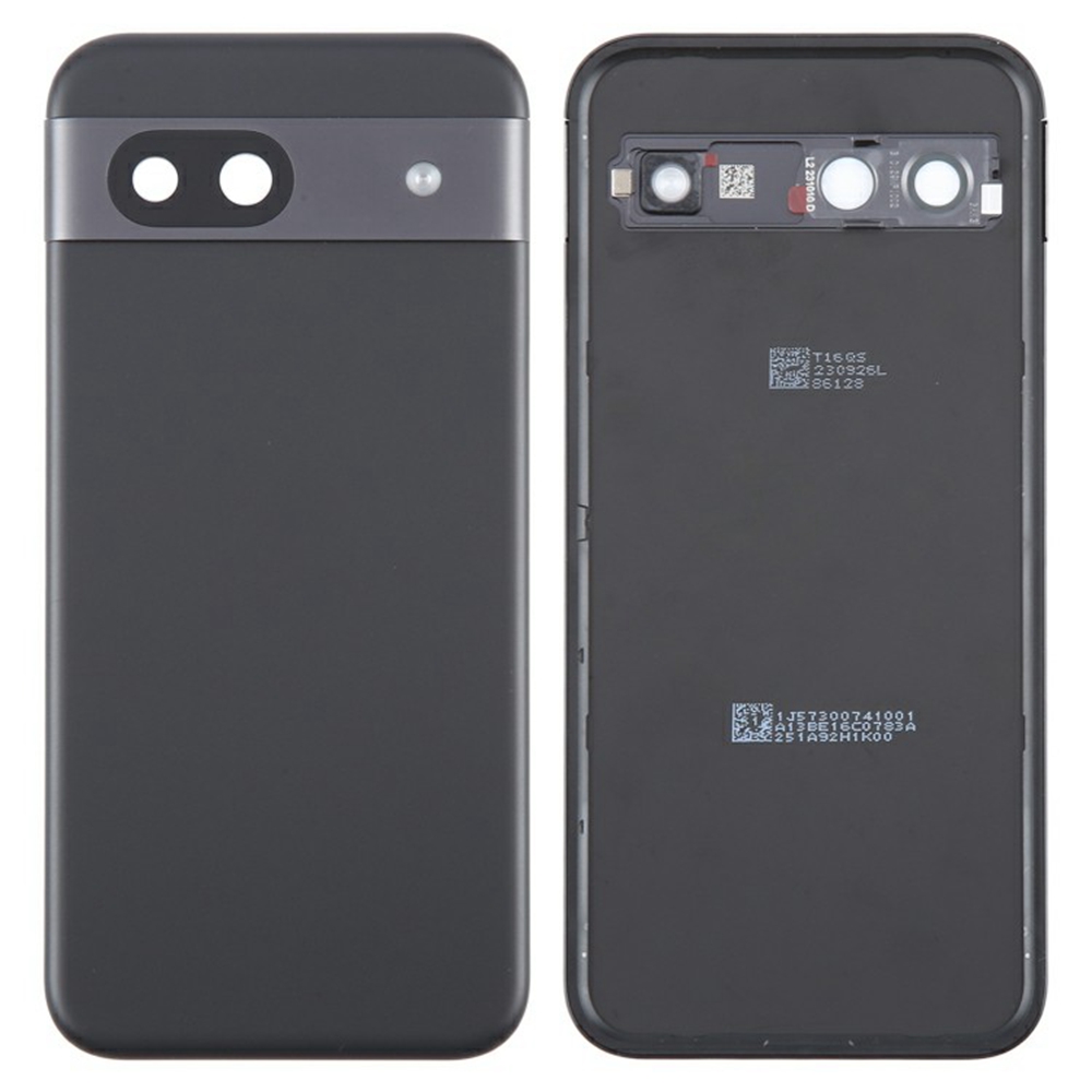 For Google Pixel 8a OEM Battery Housing with Camera Lens Cover - Black
