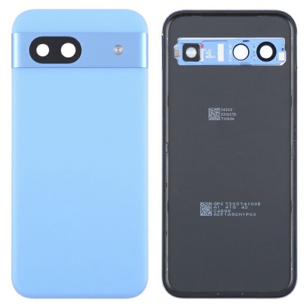 For Google Pixel 8a OEM Battery Housing with Camera Lens Cover - Blue