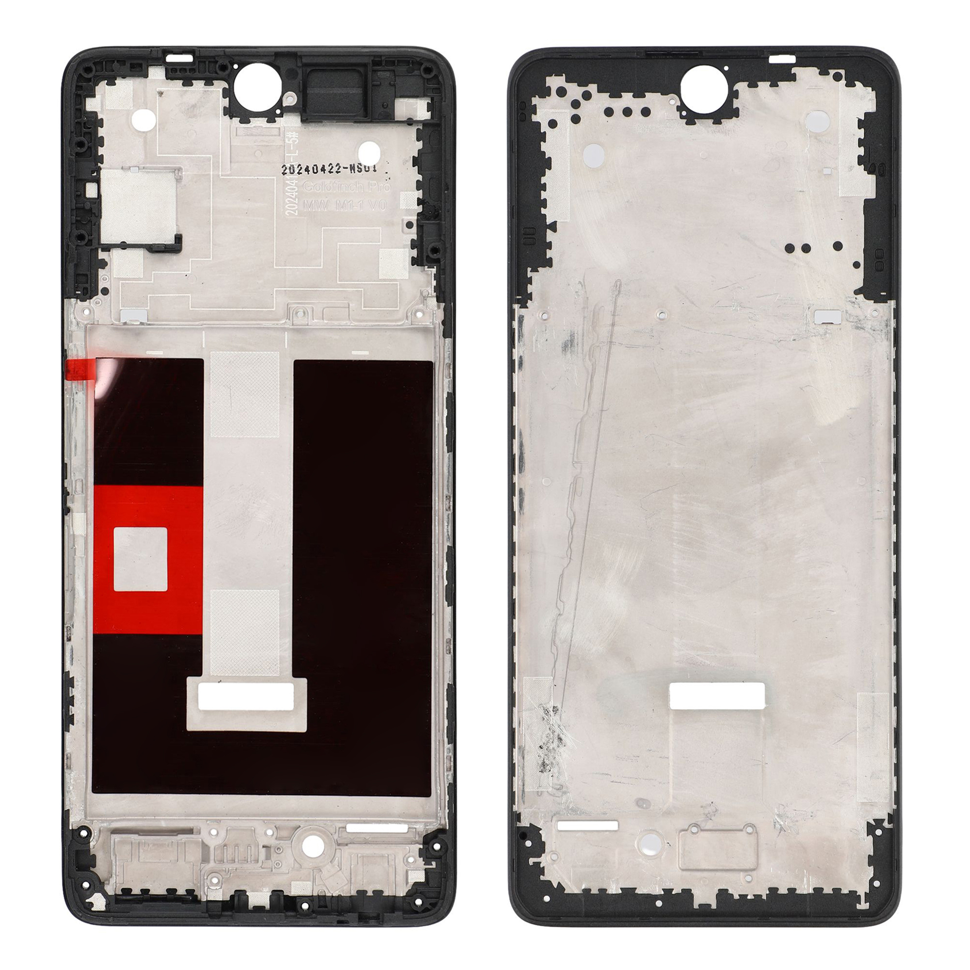 For TCL 50 NxtPaper 5G T702D OEM Front Housing Frame Repair Part (without Logo)