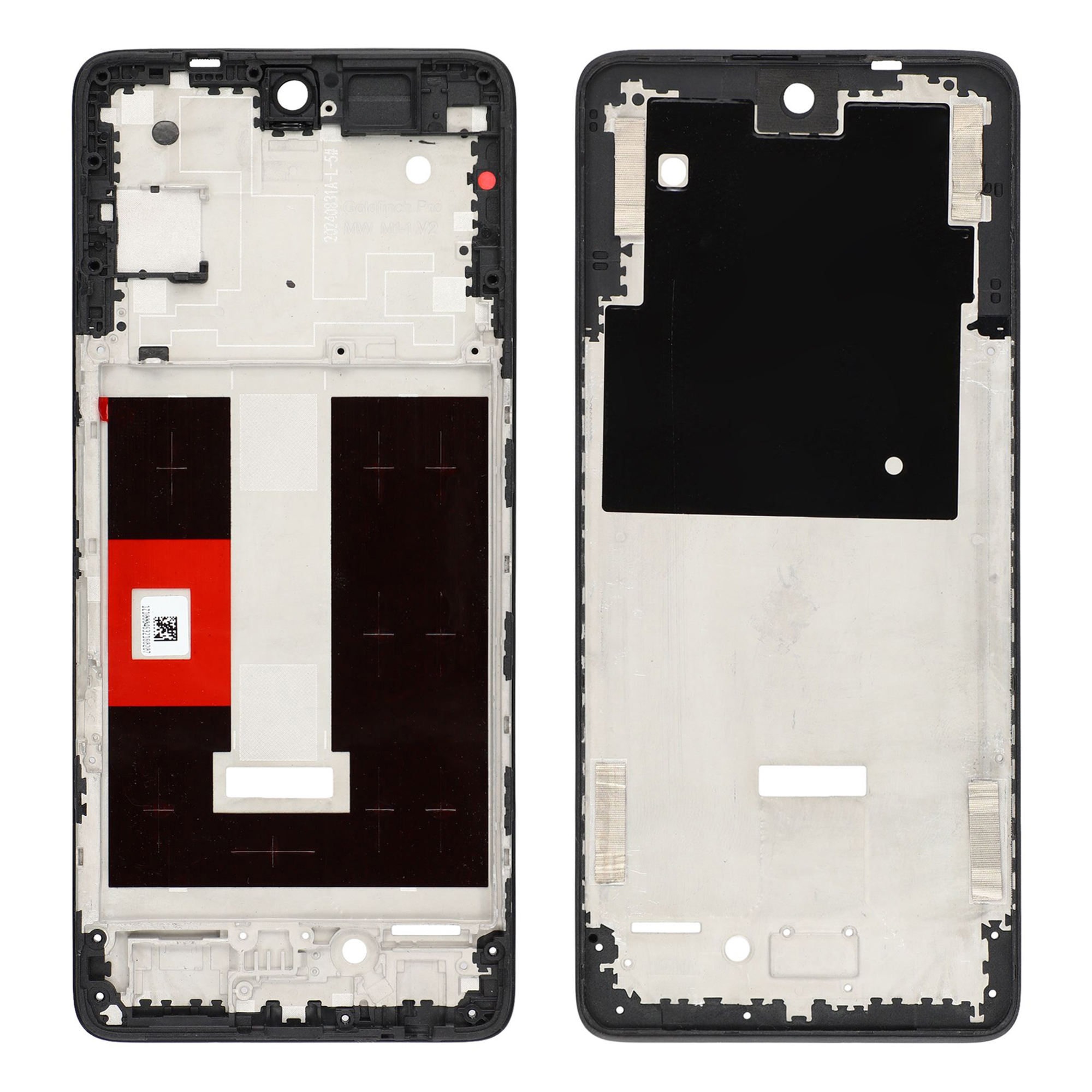 For TCL 50 Pro NxtPaper 5G T803E, T803D OEM Front Housing Frame Repair Part (without Logo)