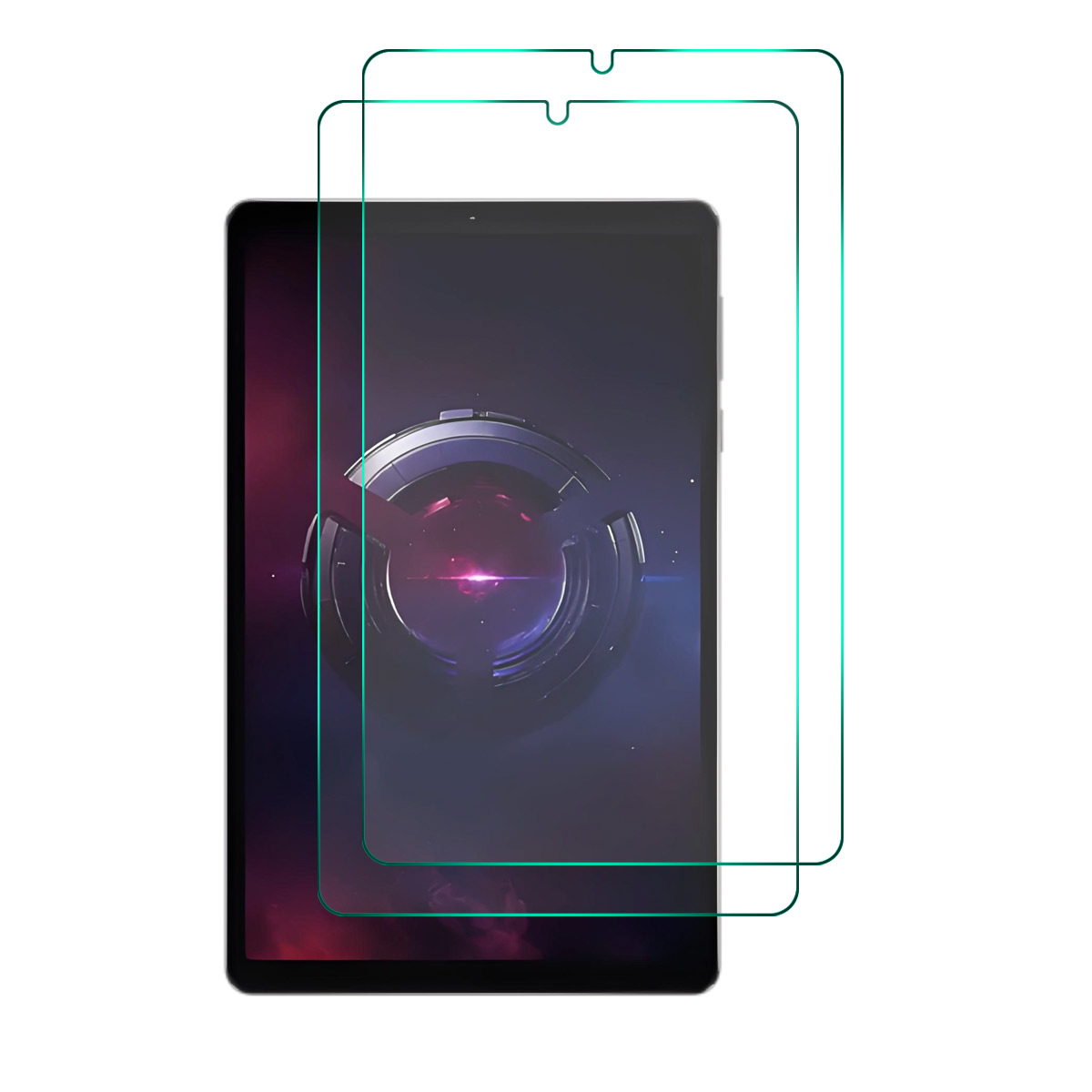 HAT PRINCE for Lenovo Legion Tab (2025) / Lenovo Legion Tab Gen 2 2Pcs Full Screen Protector ENKAY 9H 2.5D 0.33mm Full Glue High Aluminium-silicon Glass Film - Transparent