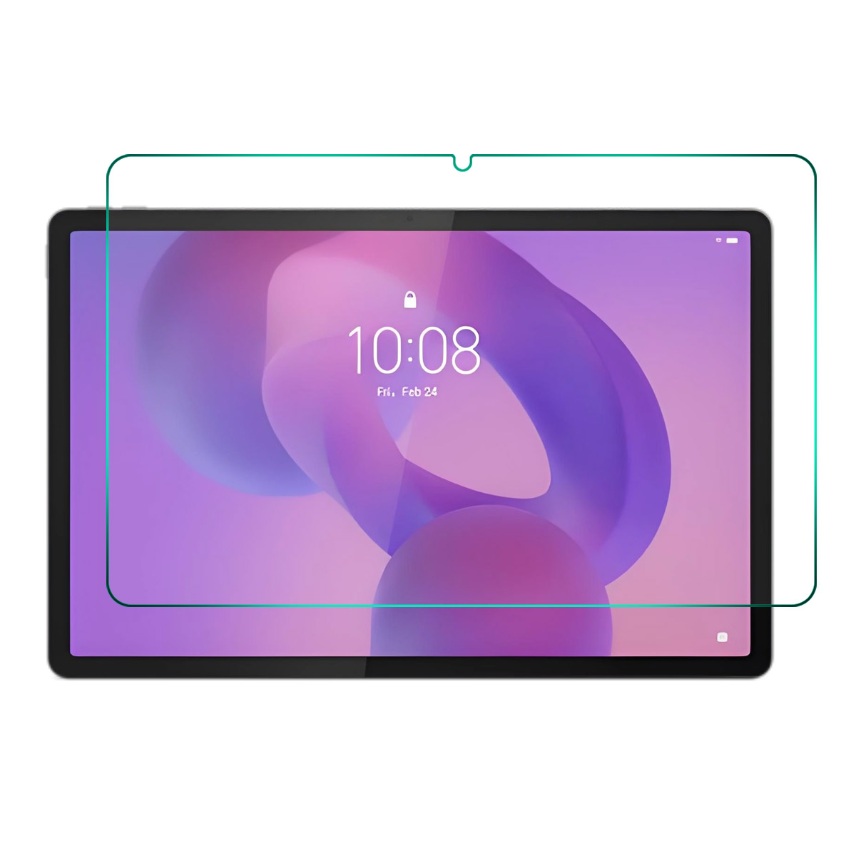 HAT PRINCE for Lenovo Idea Tab Pro Gen 2 Full Screen Protector ENKAY 9H 2.5D 0.33mm HD High Aluminium-silicon Glass Film, Full Glue - Transparent