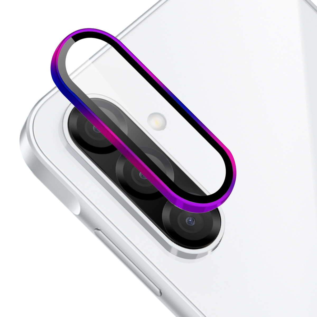 HAT PRINCE for Samsung Galaxy S26 FE ENKAY Camera Lens Protector Metal Ring Lens Film - Colorful