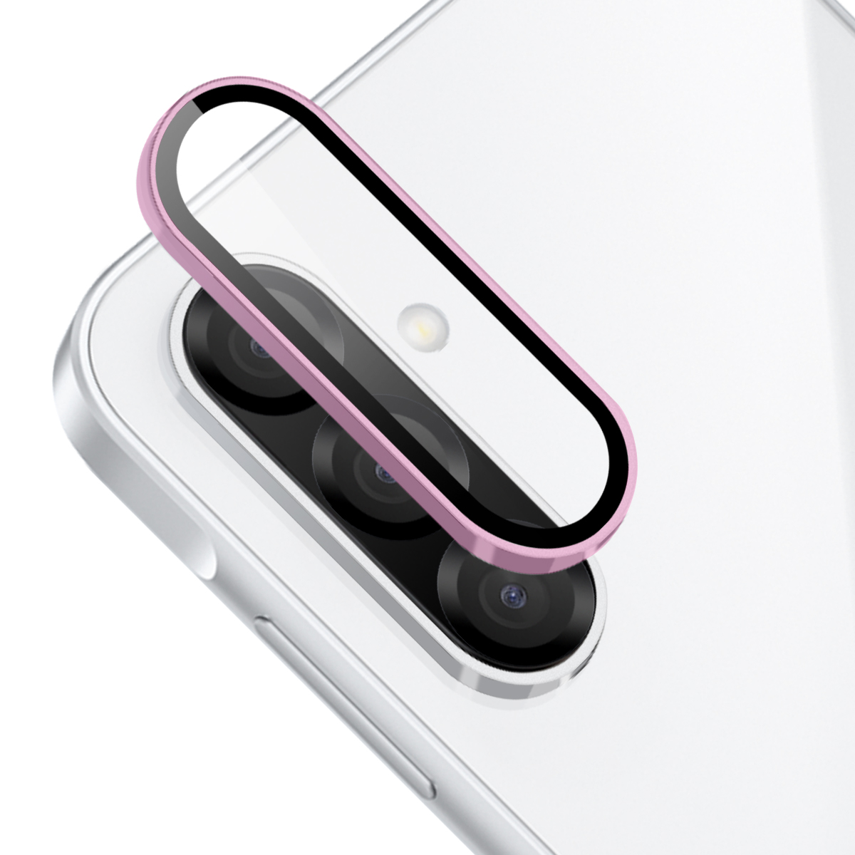 HAT PRINCE for Samsung Galaxy S26 FE ENKAY Camera Lens Protector Metal Ring Lens Film - Pink