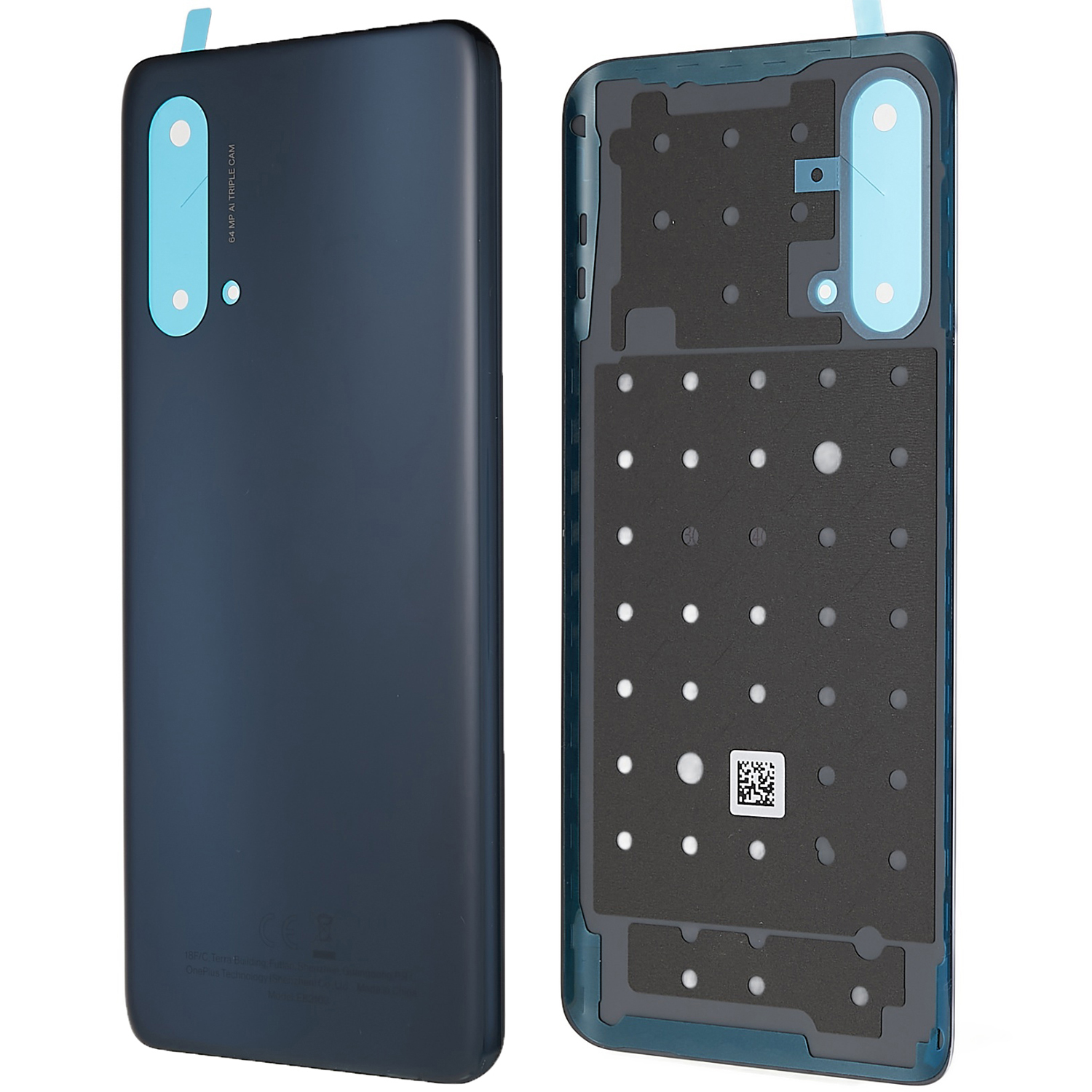 

Für OnePlus Nord CE 5G OEM -batteriegehäuse Mit Kleberaufkleber -austauschteil - Charkoal -tinte, OnePlus Nord CE 5G