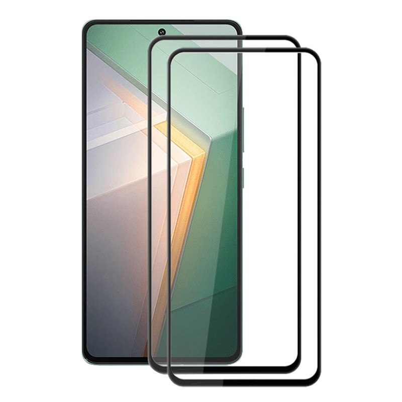 

Amorus 2pcs Für Vivo Iqoo 11 5G Temperierter Glas Seidendruck Vollschildschutz Vollkleberfilm - Schwarz, vivo iQOO 11 5G