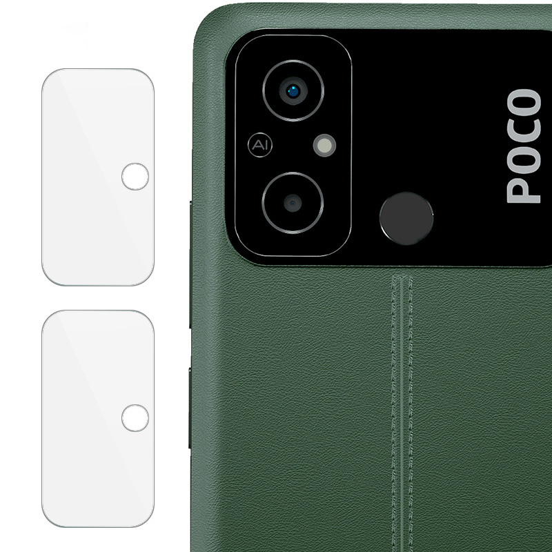 

IMAK 2pcs / Set Für Xiaomi Poco C55 4G Clear Lens Film Tempered Glass Explosionsfestes Hinterer Linsenschutzschutz, Xiaomi Poco C55 4G