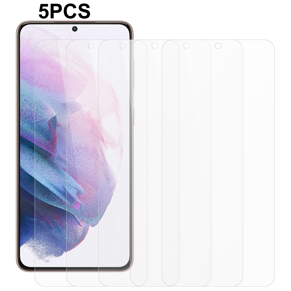 

5pcs / Pack Für Samsung Galaxy S21+ 5G Temperierter Glasfilm 2,5d 0,3 mm 9h Härte Anti-kratzer-telefonbildschirmschutzschutz, Galaxy S21+ 5G