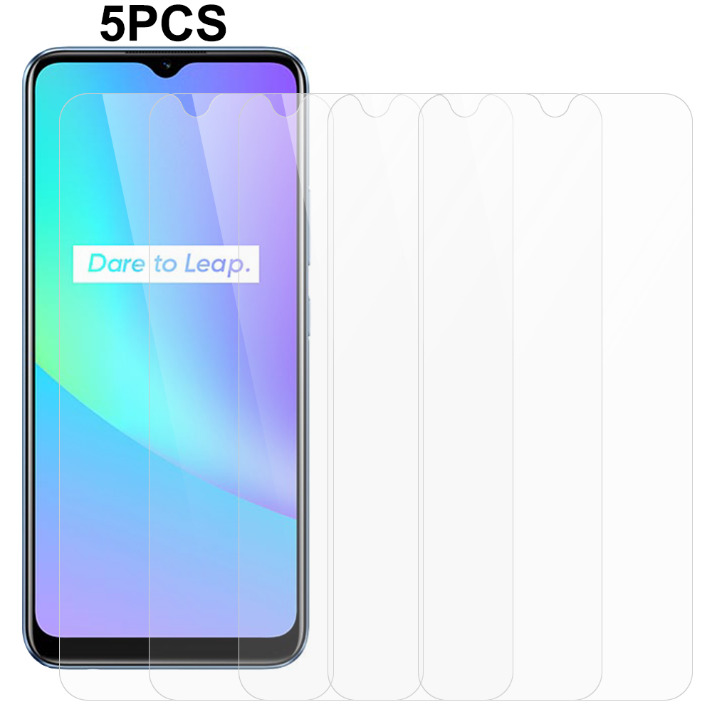 

5pcs / Setzen Sie Ultra Clear Phone Screen Protector Für Realme C25 0,3 mm 2,5d Bogenkante Temperierte Glasschriftenfilm, Realme C25