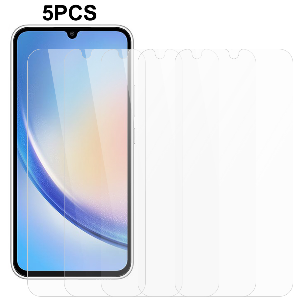 

5pcs / Setzen Sie Mit Dem Temperaturfilm Für Samsung Galaxy A34 5g, 2,5d 0,3 mm Explosionssicherer Hd-bildschirmschutz, Galaxy A34 5G
