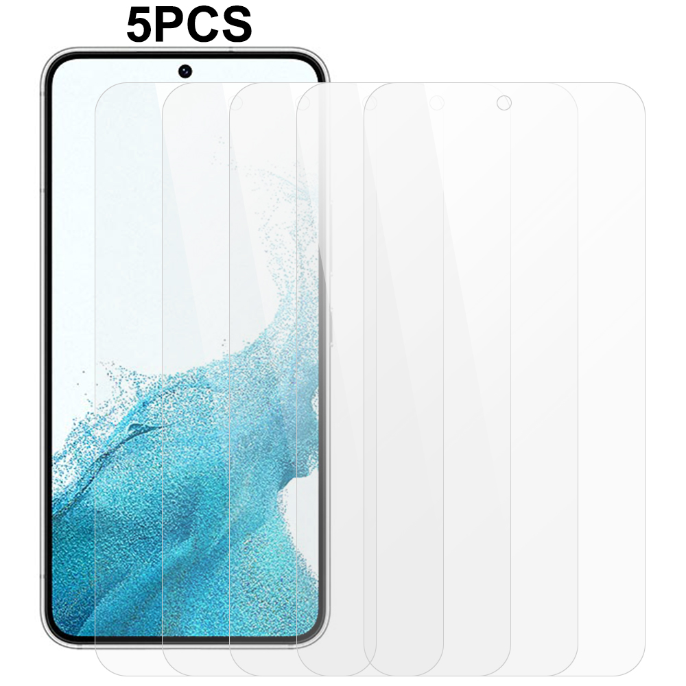 

5pcs / Set Für Samsung Galaxy S22 5G / S23 Temperiertes Glas -phone -bildschirmschutz 2,5d 0,3 mm Screenfilm, Galaxy S22 5G