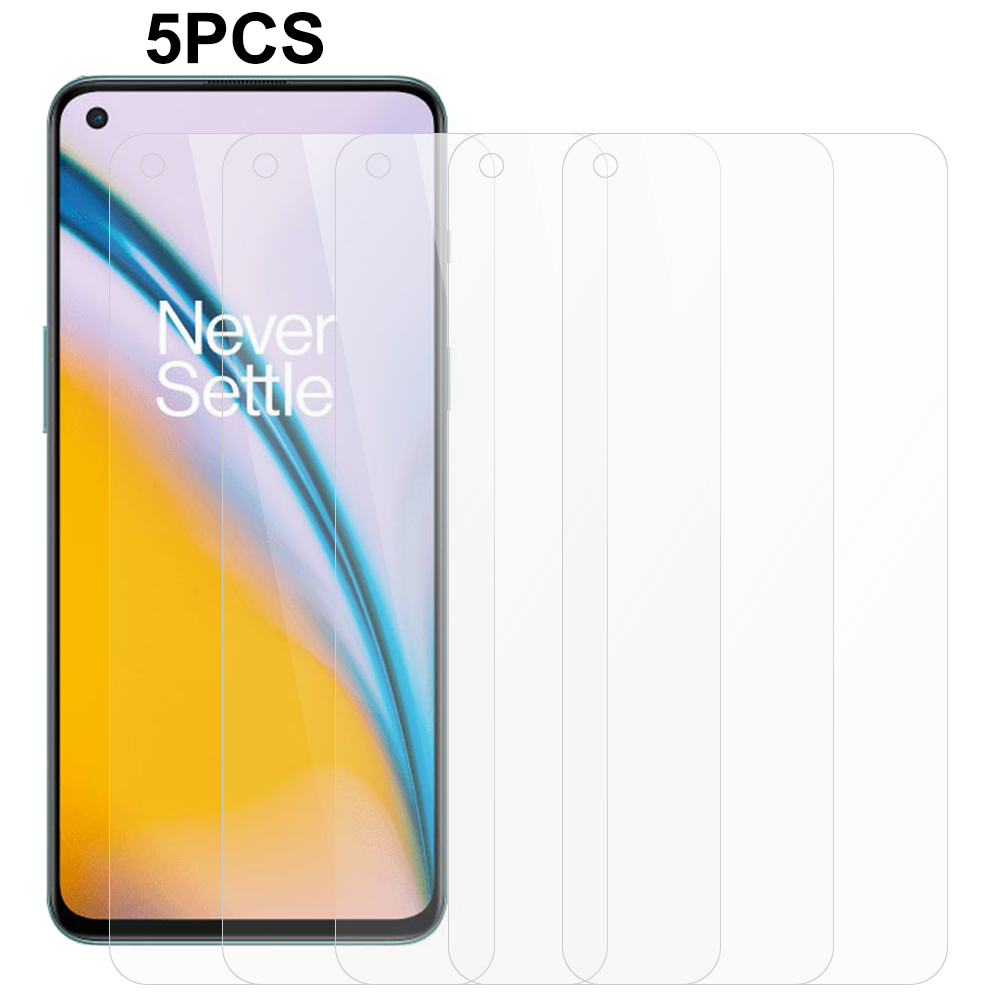 

5pcs / 2,5d -lichtbogenkante 0,3 mm HD -screenfilm Für OnePlus Nord 2 5g Tempered Glass Screen Protector Einstellen, OnePlus Nord 2 5G