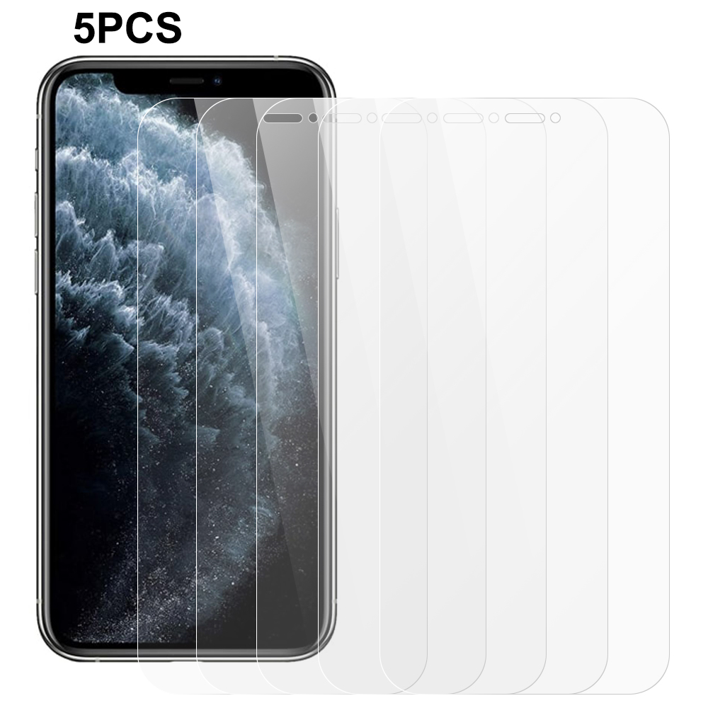 

5pcs / Legen Sie Temperaturtem Glasimschildschutz Für Iphone 11, 2,5d 0,3 mm Anti-explosion-phone-screenfilm Ein, iPhone 11