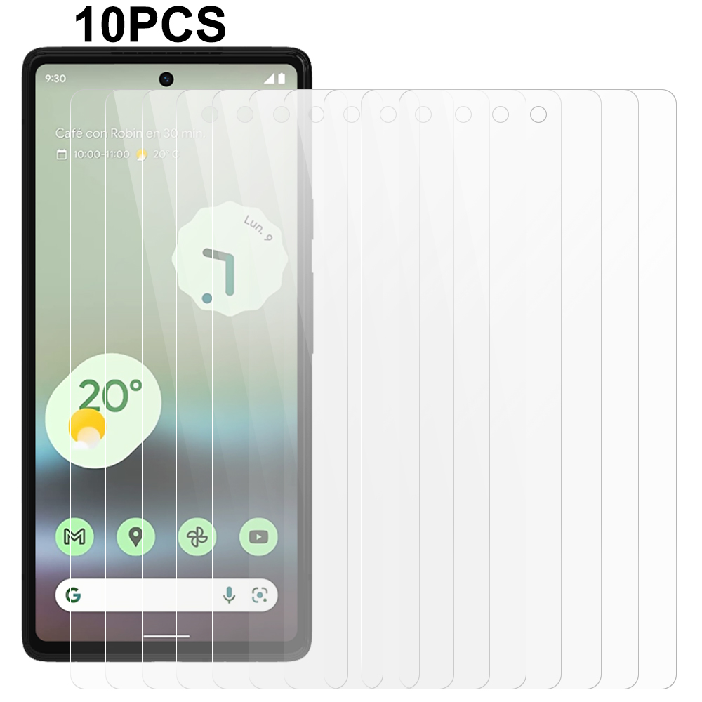 

10pcs / Setzen Sie Für Google Pixel 6a -bildschirmschutz 0,3 mm 2,5d Hochtransparente Telefon Mit Temperaturglasfilm, Google Pixel 6a