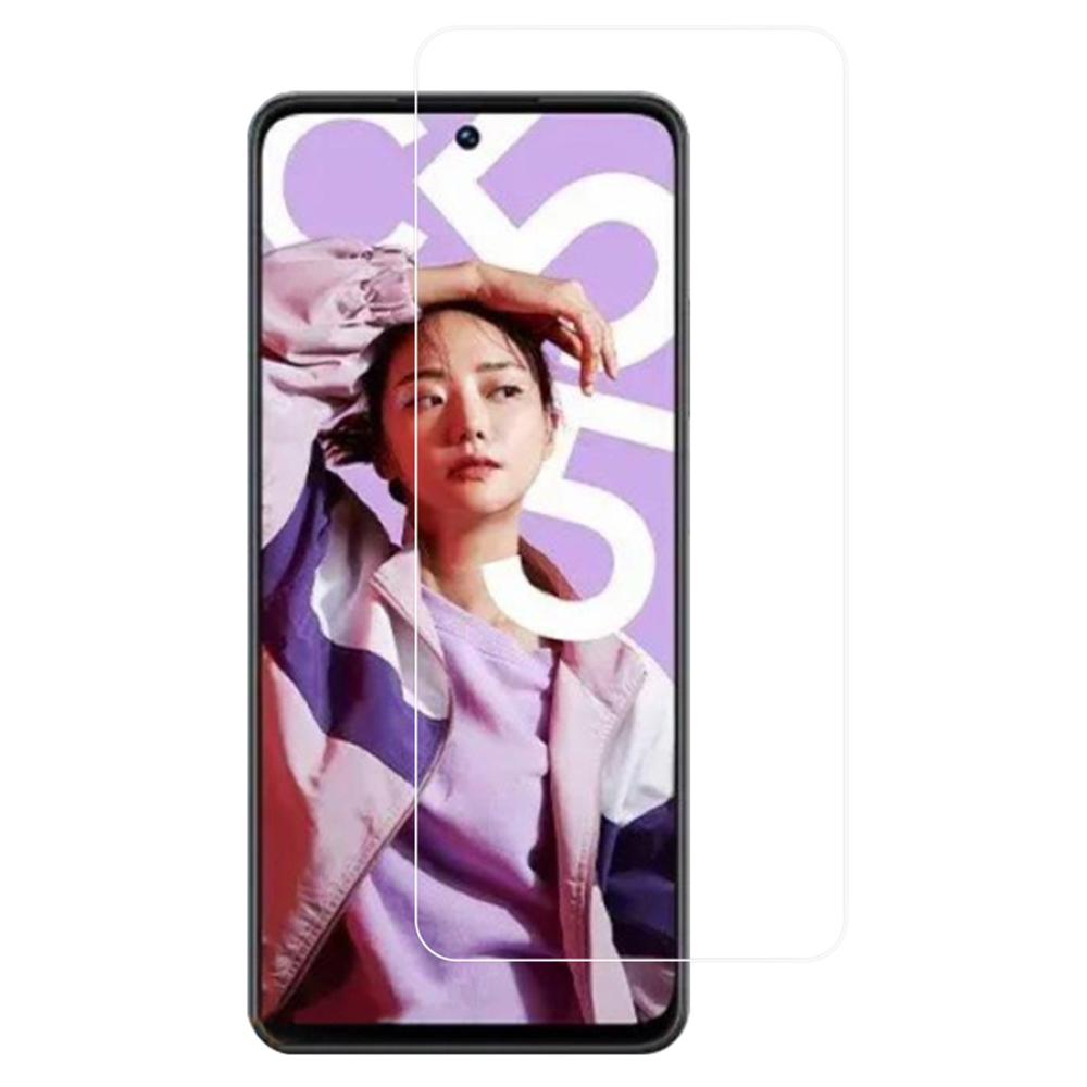 

Rurihai Für Realme C55 Phone Screen Protector 0,18 mm 2,5d Ultra Clear Medium Aluminium Glassfilm, Realme C55
