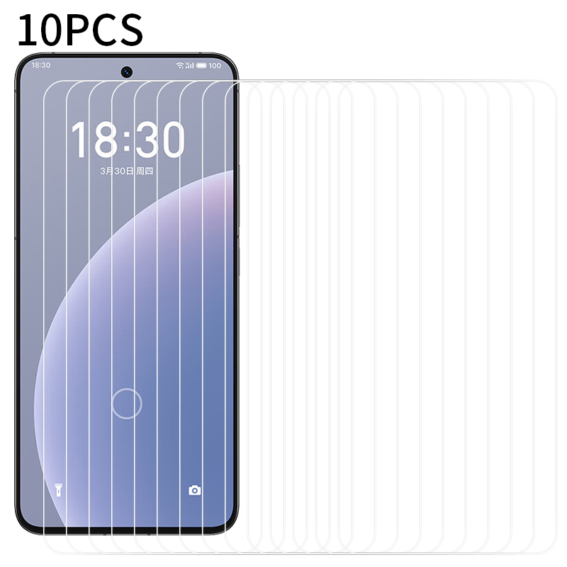 

Rurihai 10pcs Für Meizu 20 Vollkleber Phone Bildschirmschutz 0,18 mm 2,5d HD Clear Medium Aluminium Glassfilm, Meizu 20