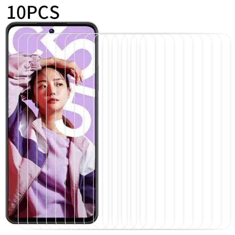 

Rurihai 10pcs Für Realme C55 0,18 mm 2.5d Telefonbildschirm Beschützer Ultra -klares Mittelgroßes Aluminiumglasfilm, Realme C55
